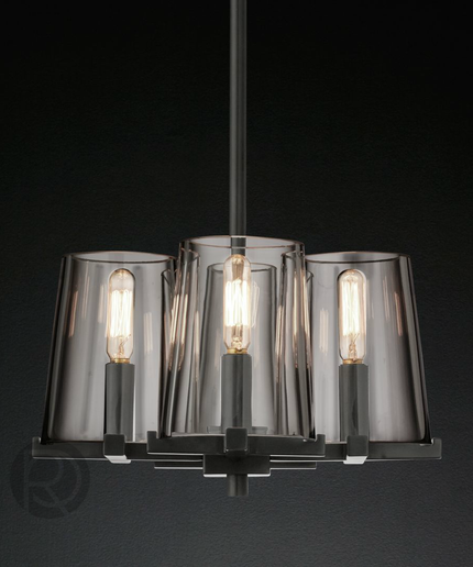 Designer chandelier PAUILLAC by Rodesigne — glass designer chandelier, custom lighting by RODESIGNE