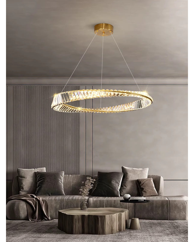 Chandelier LOE by Rodesigne — glass designer chandelier, custom lighting by RODESIGNE