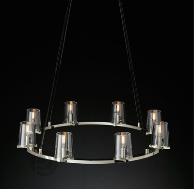 Designer chandelier PAUILLAC by Rodesigne — glass designer chandelier, custom lighting by RODESIGNE