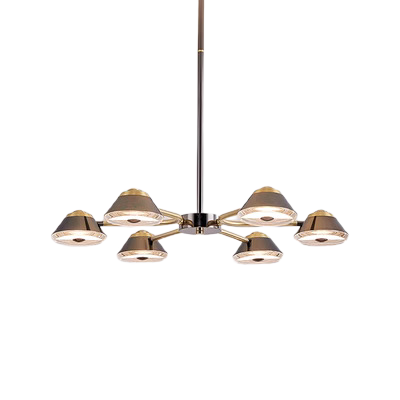 Chandelier LAPPY by Rodesigne — glass designer chandelier, custom lighting by RODESIGNE