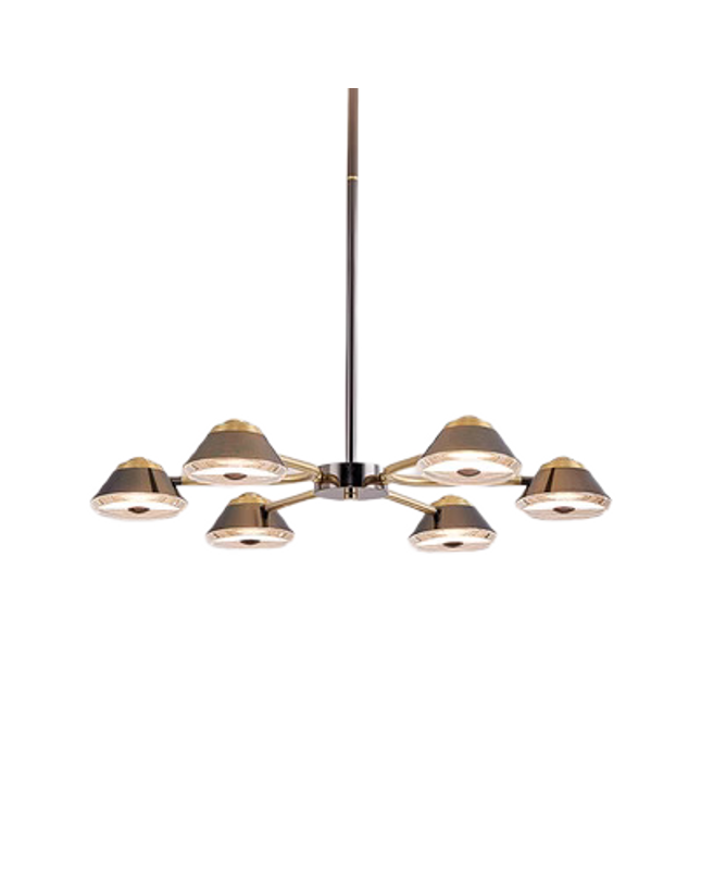 Chandelier LAPPY by Rodesigne — glass designer chandelier, custom lighting by RODESIGNE
