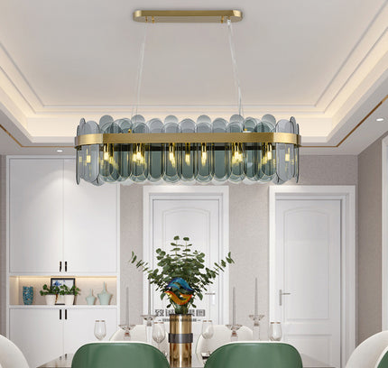 Designer chandelier WANAS LONG by Rodesigne — brass designer chandelier, custom lighting by RODESIGNE