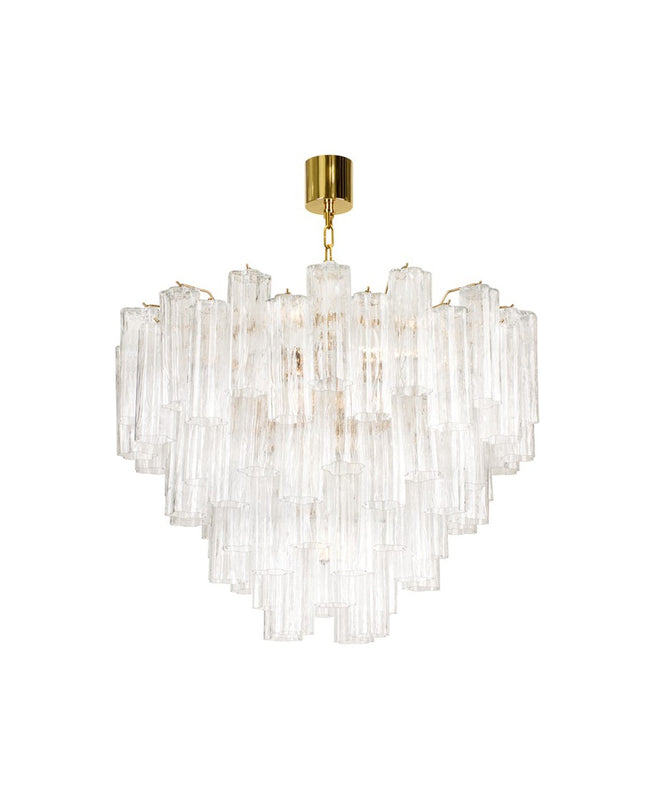 Chandelier WOGE by Rodesigne — brass designer chandelier, custom lighting by RODESIGNE