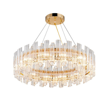 Chandelier LUSHA by Rodesigne — brass designer chandelier, custom lighting by RODESIGNE