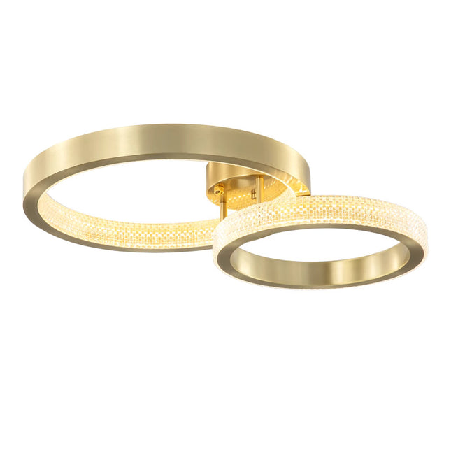 Ceiling lamp HALO by Rodesigne — brass ceiling light fixture, designer lighting by RODESIGNE