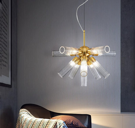 IGEL chandelier by Rodesigne — brass designer chandelier, custom lighting by RODESIGNE