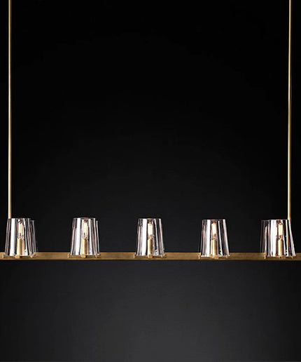 Designer chandelier PAUILLAC by Rodesigne — glass designer chandelier, custom lighting by RODESIGNE