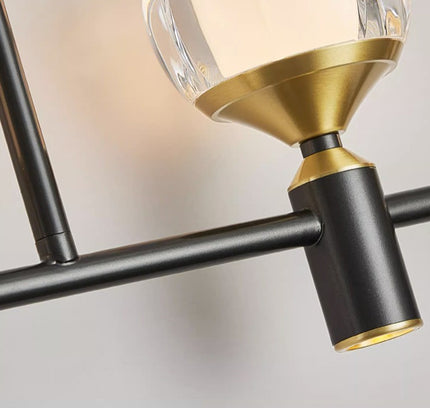 Chandelier DEMETRO LONG by Rodesigne — designer chandelier, custom lighting by RODESIGNE