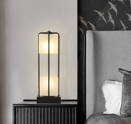 Table lamp PILASTRO by Rodesigne — glass designer table lamp by RODESIGNE