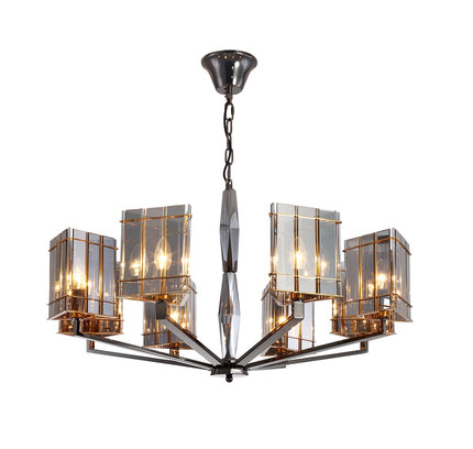 Chandelier TRAGE by Rodesigne — glass designer chandelier, custom lighting by RODESIGNE