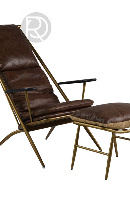 Armchair with ottoman ACUTEZZA by Rodesigne