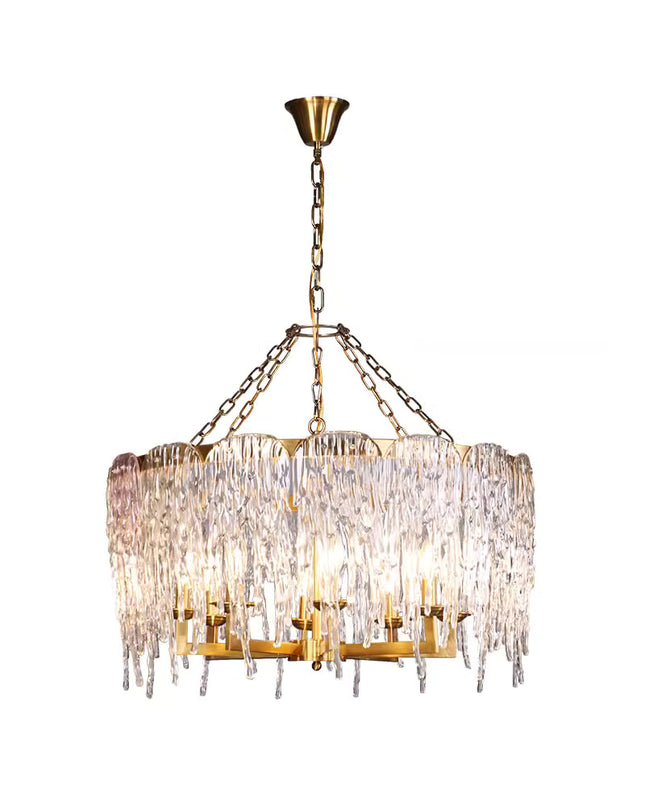 Chandelier REGEN by Rodesigne — brass designer chandelier, custom lighting by RODESIGNE