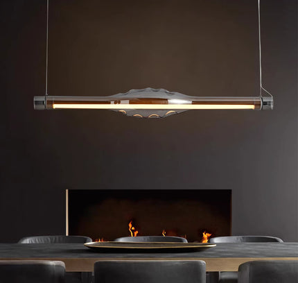 Chandelier KNOOP by Rodesigne — glass designer chandelier, custom lighting by RODESIGNE