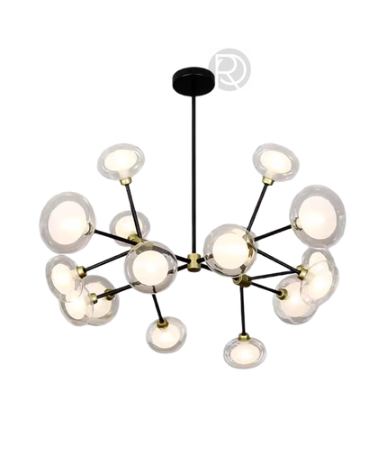 Chandelier LEGGERO by Rodesigne — glass designer chandelier, custom lighting by RODESIGNE