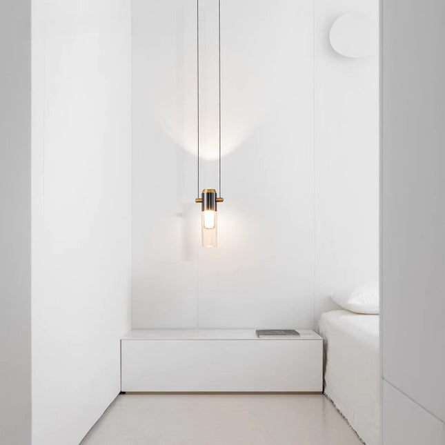 Hanging lamp CLEO by Rodesigne — glass modern pendant light, custom designer lighting by RODESIGNE