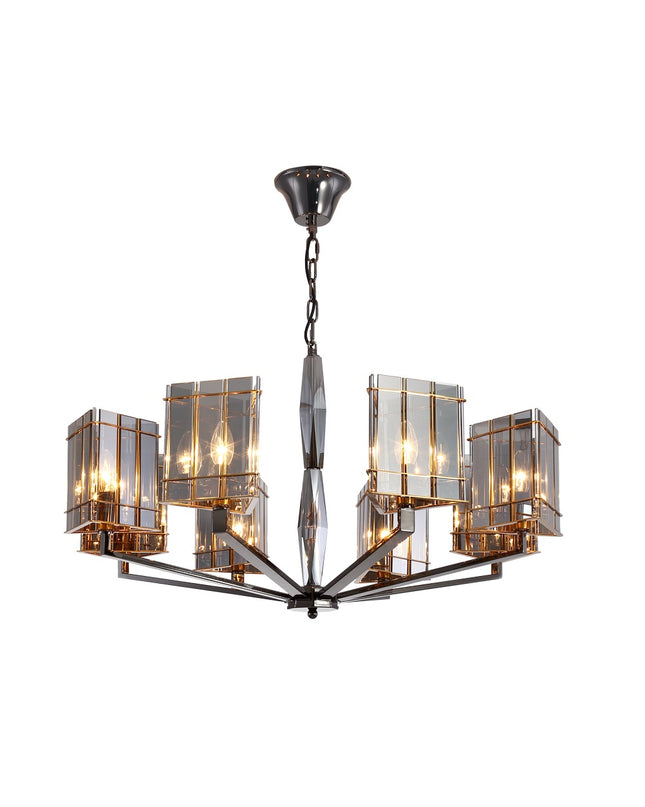 Chandelier TRAGE by Rodesigne — glass designer chandelier, custom lighting by RODESIGNE