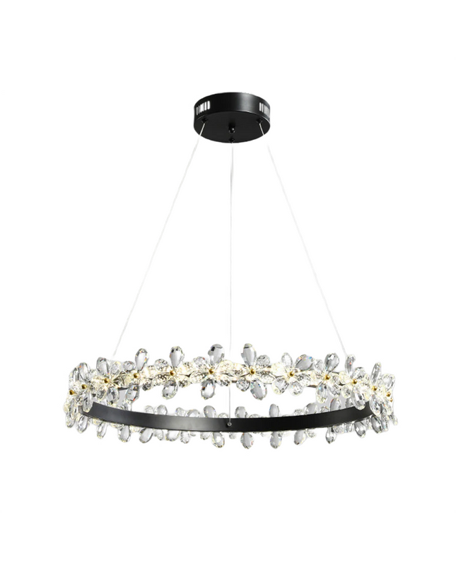 Chandelier BLUME by Rodesigne — glass designer chandelier, custom lighting by RODESIGNE
