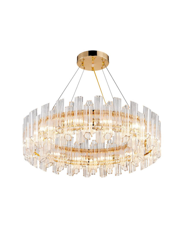 Chandelier LUSHA by Rodesigne — brass designer chandelier, custom lighting by RODESIGNE