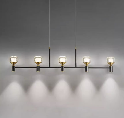 Chandelier DEMETRO LONG by Rodesigne — designer chandelier, custom lighting by RODESIGNE