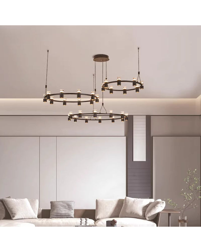 Chandelier UGE by Rodesigne — glass designer chandelier, custom lighting by RODESIGNE