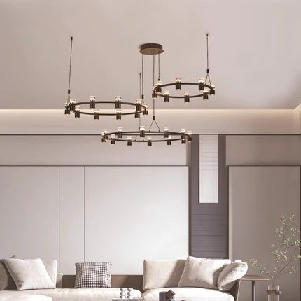 Chandelier UGE by Rodesigne — glass designer chandelier, custom lighting by RODESIGNE