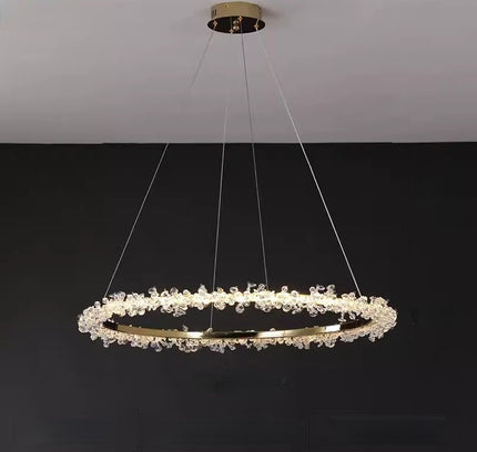Chandelier BUSHIG by Rodesigne — brass designer chandelier, custom lighting by RODESIGNE
