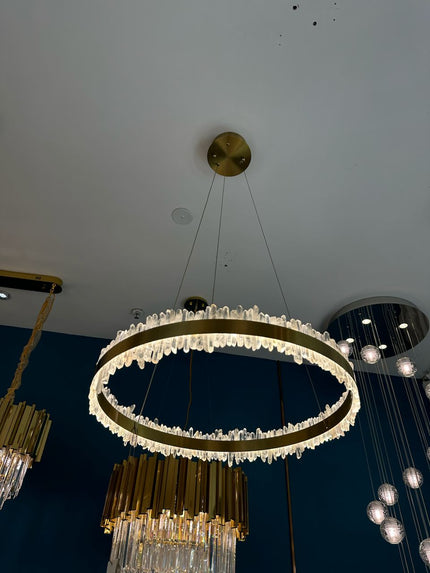 Chandelier COSTA by Rodesigne — brass designer chandelier, custom lighting by RODESIGNE