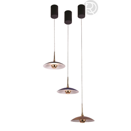 Pendant lamp GRU by Rodesigne — brass modern pendant light, custom designer lighting by RODESIGNE