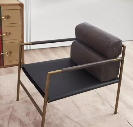 TRATTE by Rodesigne armchair — brass designer armchair, custom furniture by RODESIGNE
