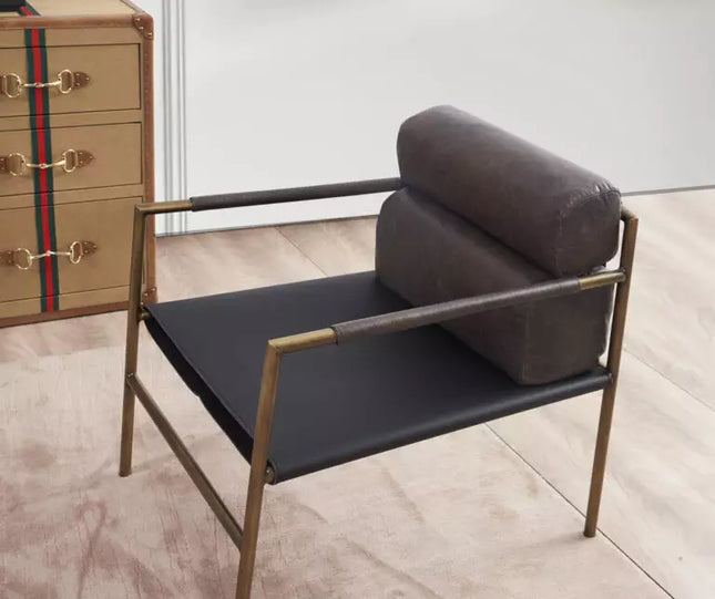 TRATTE by Rodesigne armchair — brass designer armchair, custom furniture by RODESIGNE