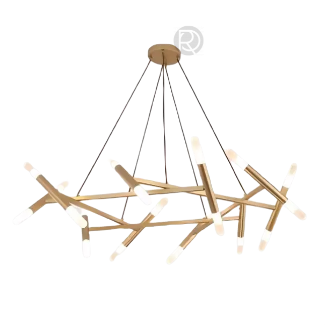 Designer chandelier PENTAGON by Rodesigne — designer chandelier, custom lighting by RODESIGNE