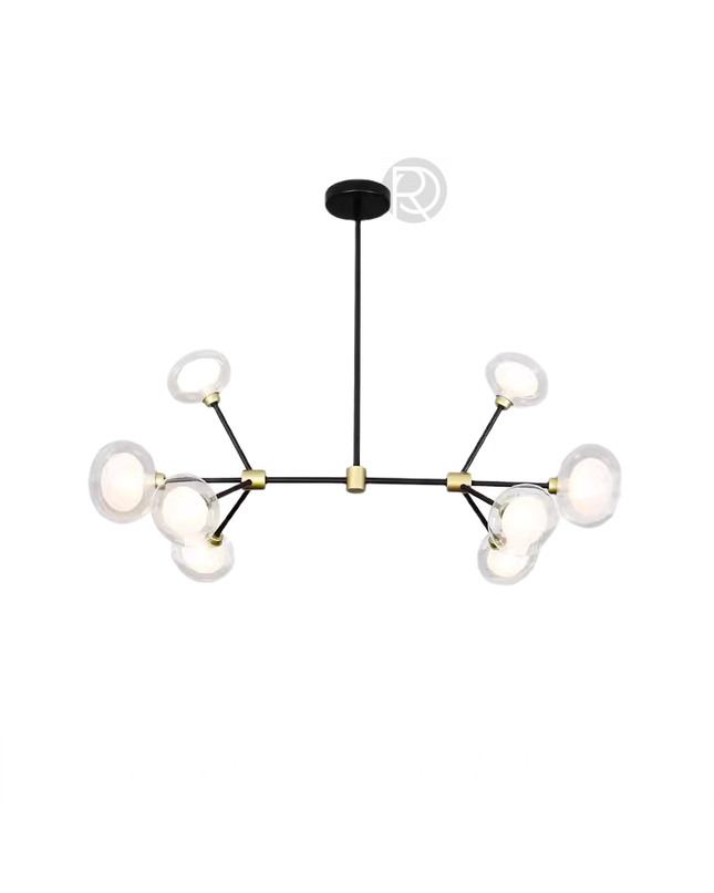 Chandelier LEGGERO by Rodesigne — glass designer chandelier, custom lighting by RODESIGNE