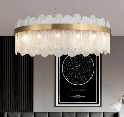 Designer chandelier WANAS by Rodesigne — glass designer chandelier, custom lighting by RODESIGNE