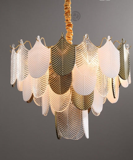 Chandelier PETAL by Rodesigne — brass designer chandelier, custom lighting by RODESIGNE