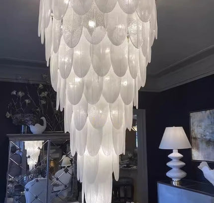 Chandelier FELTY by Rodesigne — glass designer chandelier, custom lighting by RODESIGNE