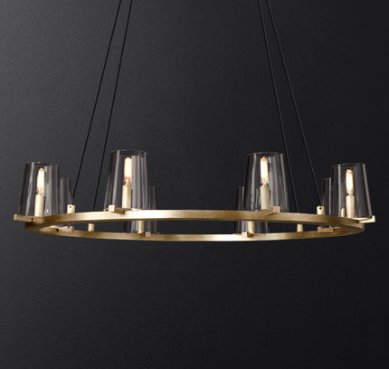 Designer chandelier PAUILLAC by Rodesigne — glass designer chandelier, custom lighting by RODESIGNE