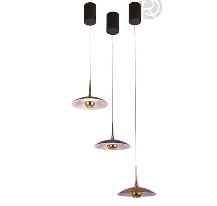 Pendant lamp GRU by Rodesigne — brass modern pendant light, custom designer lighting by RODESIGNE