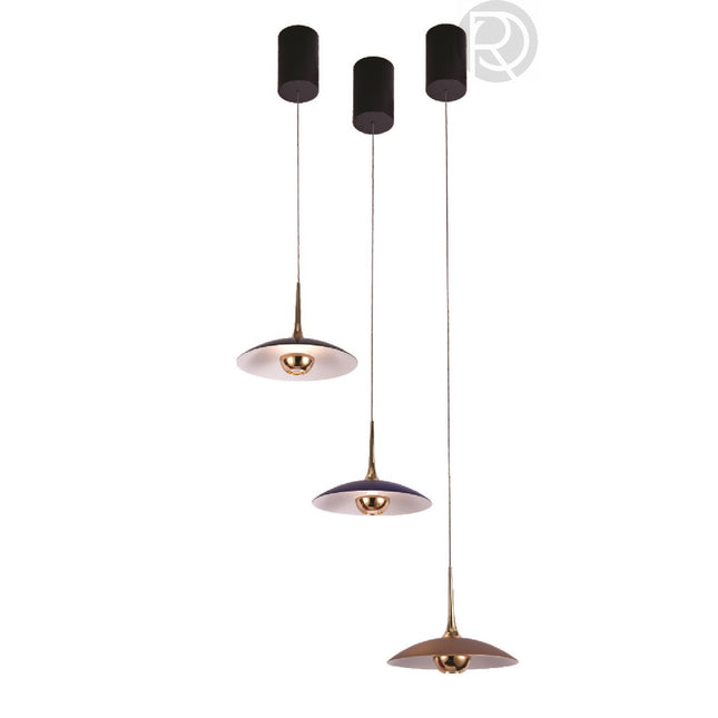 Pendant lamp GRU by Rodesigne — brass modern pendant light, custom designer lighting by RODESIGNE