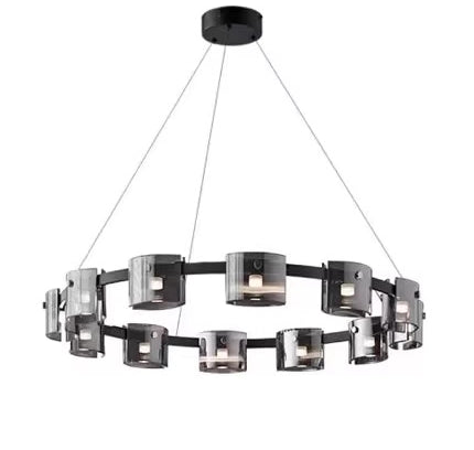 Chandelier YENFALD by Rodesigne — glass designer chandelier, custom lighting by RODESIGNE