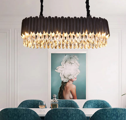 Chandelier IVREN by Rodesigne — glass designer chandelier, custom lighting by RODESIGNE