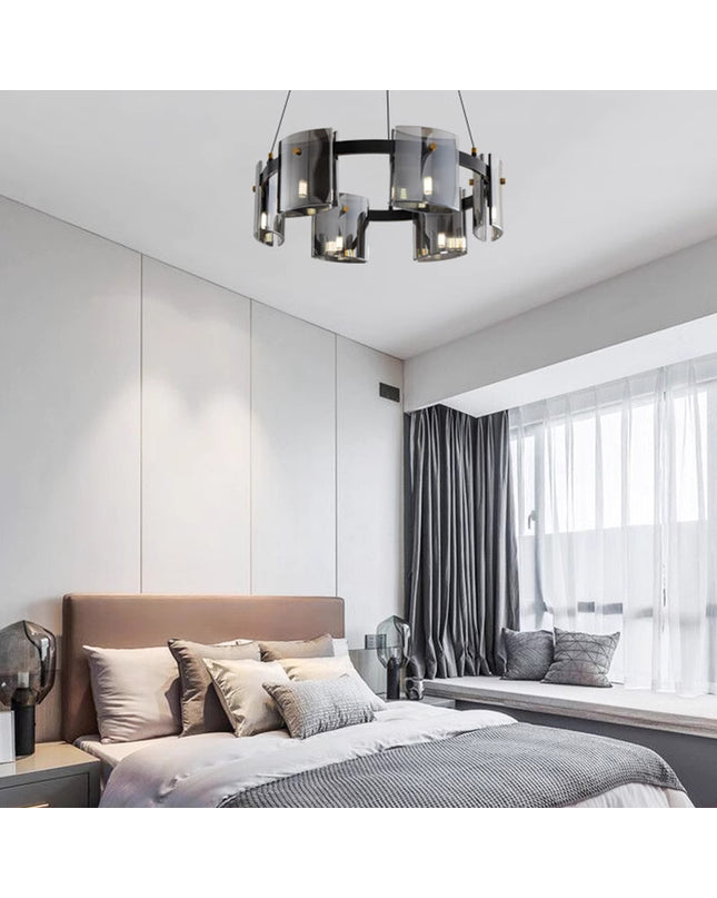 Chandelier YENFALD by Rodesigne — glass designer chandelier, custom lighting by RODESIGNE