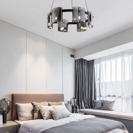 Chandelier YENFALD by Rodesigne — glass designer chandelier, custom lighting by RODESIGNE