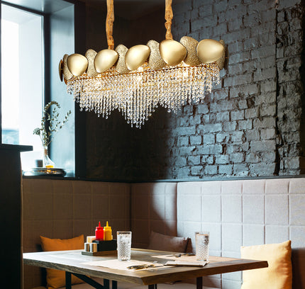 Chandelier KAFER by Rodesigne — brass designer chandelier, custom lighting by RODESIGNE