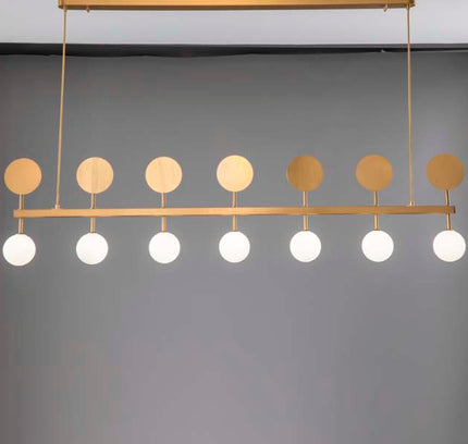 Chandelier BANDIERE by Rodesigne — brass designer chandelier, custom lighting by RODESIGNE