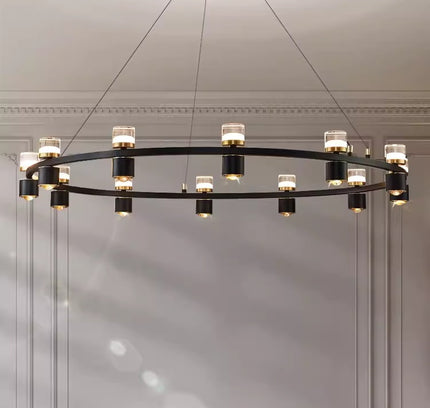 Chandelier UGE by Rodesigne — glass designer chandelier, custom lighting by RODESIGNE