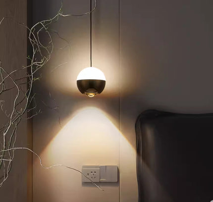Hanging lamp OLLI by Rodesigne — glass modern pendant light, custom designer lighting by RODESIGNE