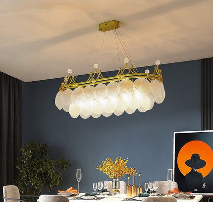 Chandelier FORRO by Rodesigne — glass designer chandelier, custom lighting by RODESIGNE