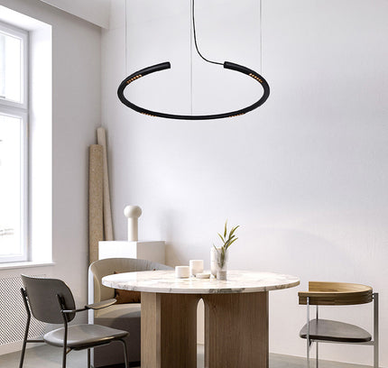 Chandelier TEC CIRCLE by Rodesigne — designer chandelier, custom lighting by RODESIGNE