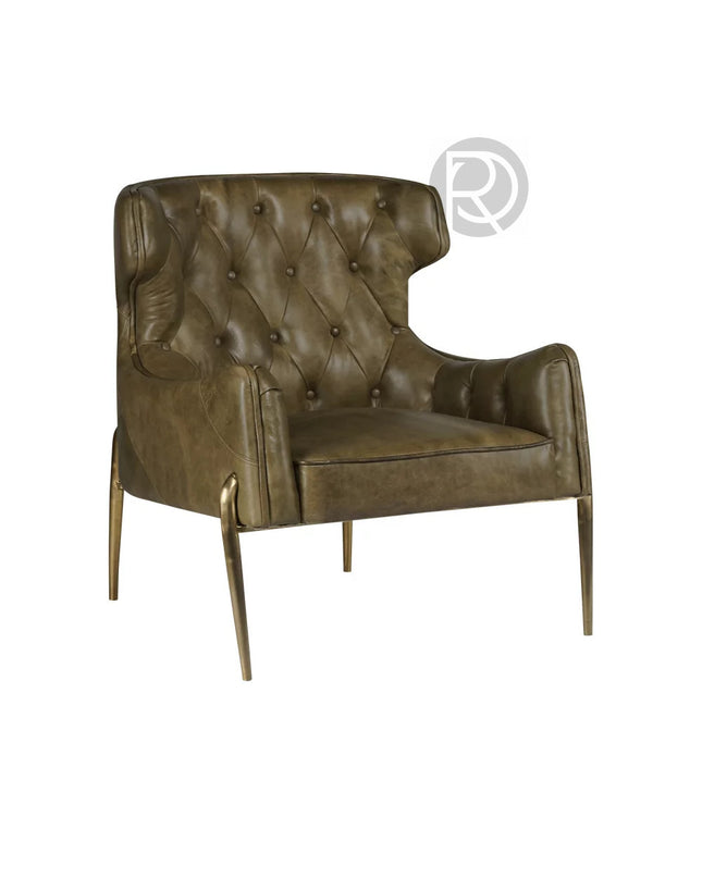 GRANOTA by Rodesigne armchair — brass designer armchair, custom furniture by RODESIGNE