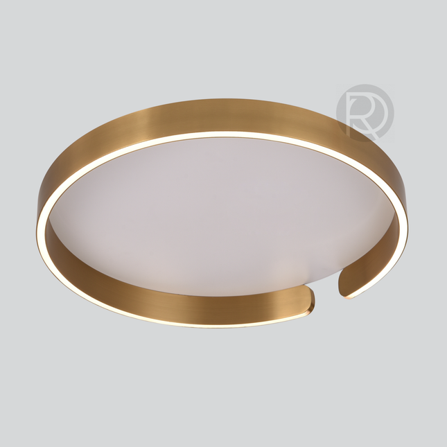 Ceiling lamp CIRCUN by Rodesigne — brass ceiling light fixture, designer lighting by RODESIGNE